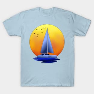 Catamaran Sailboat T-Shirt